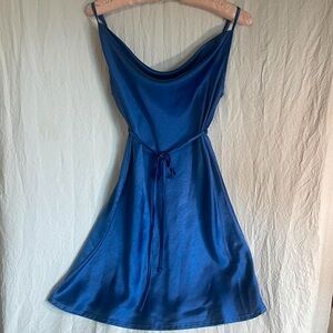 Motel Rocks Cobalt Blue Mini Dress